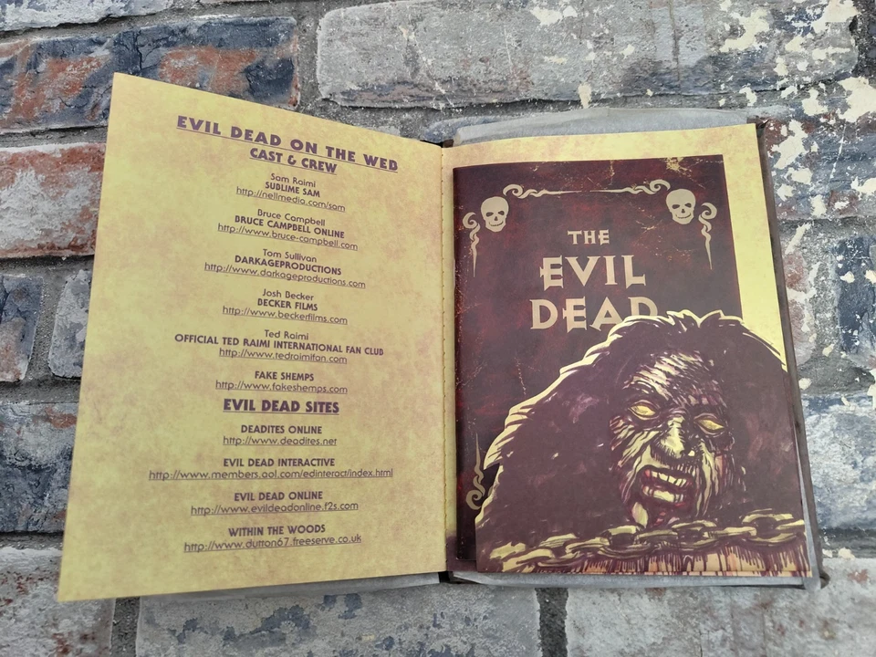 The Evil Dead Limited Edition DVD - Rubber Book of the Dead Sleeve Necronomicon - Image 4 of 4