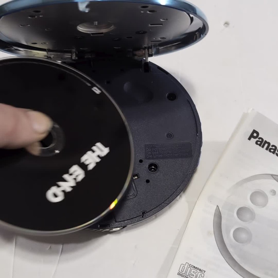 Cd Paid Panasonic SL-SX420 MP3 Portable CD Player Discman For Parts Repair USA ...
