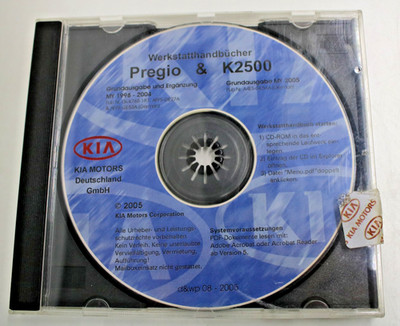 KIA Pregio & K2500 Werkstatthandbuch auf CD Wartung Reparatur Anleitung
