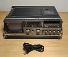 Vintage 80's JVC CX-500US Portable Color TV Radio Cassette Player Boombox Works!