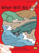 WHAT WILL WE EAT (RED ROCKET READERS) By Pam Holden & Samer Hatam **BRAND NEW**