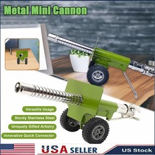 Mini Green Firecracker Artillery Cannon Steel Cannon Military Model Collection