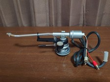 DENON S-Shaped Universal Tonearm From DP-790 w/ 5-Pin Cable Tested