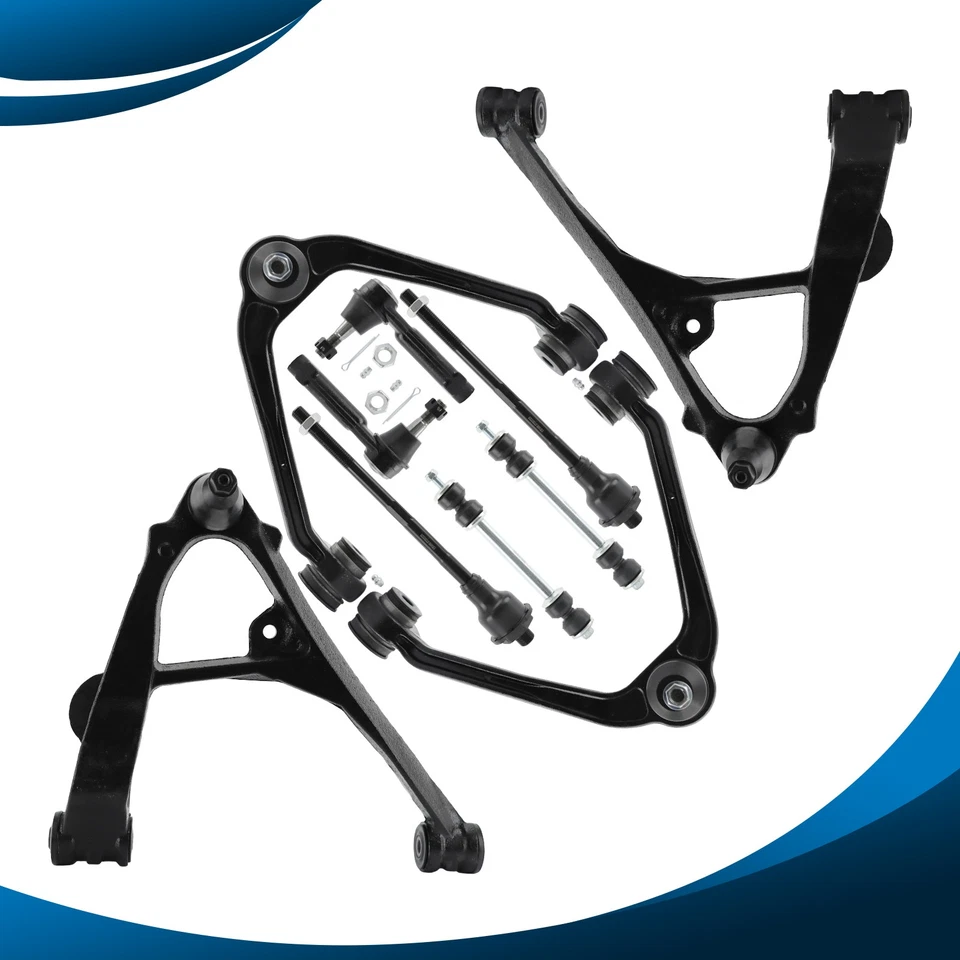 10pc Front Lower Upper Control Arm Kit for 2000 - 2006 Chevy Tahoe GMC Yukon - Image 3 of 4