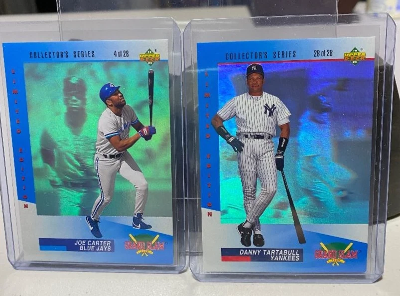 Juego completo de tarjetas de béisbol holograma Denny's Grand Slam 1993 Upper Deck (1-28) Foto 4 de 4
