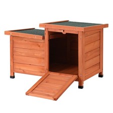 i.Pet Rabbit Hutch Outdoor Cat House Wooden Shelter Condo Small Enclosure Indoor