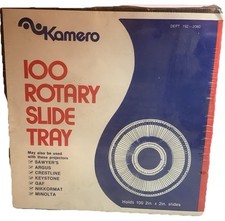 Slide Carousel Tray: Kamero 100 Rotary  Holds 100 2  X 2  Slides. New, Sealed