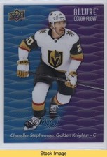 2023-24 Upper Deck Allure Color Flow Blue Purple Chandler Stephenson READ 1q7q