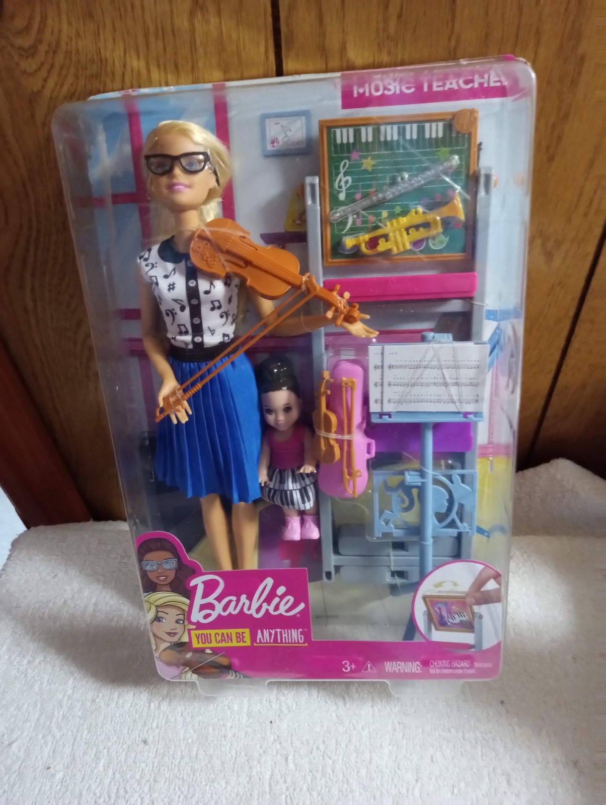#12388 Mattel Career Series Music Teacher Barbie Doll (SEE D