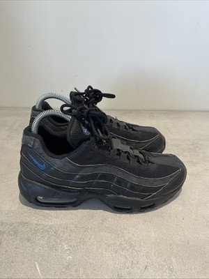 Nike Air Max 95s Sneaker Schwarz Blau Logo UK6