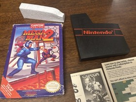 Mega Man 2 (Nintendo NES, 1989) CIB Complete Tested! Authentic! GREAT CART!