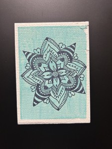 ACEO original Drawing 2.5 x 3.5 “relax mandala” by emartines