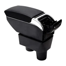 for Nissan Versa Armrest 2012-2019 Center Console Storage with USB