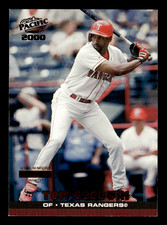 Tom Goodwin Texas Rangers 2000 Pacific Serial #'d Parallel #421