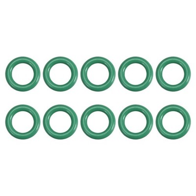 Fluorine O Rings, 9.5mm OD, 5.7mm ID 1.9mm Width, Seal Gasket Green 10Pcs  *pz