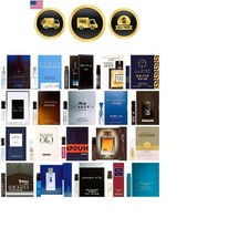 Men's Popular Designer Fragrance Sampler 6 count - Lot of Cologne Sample Vials