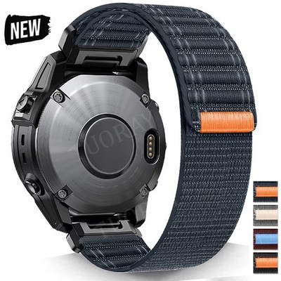 Watch Band For Garmin Fenix 8 E 7 7X 6 Pro 5X Plus Enduro 3 Quickfit Nylon Strap