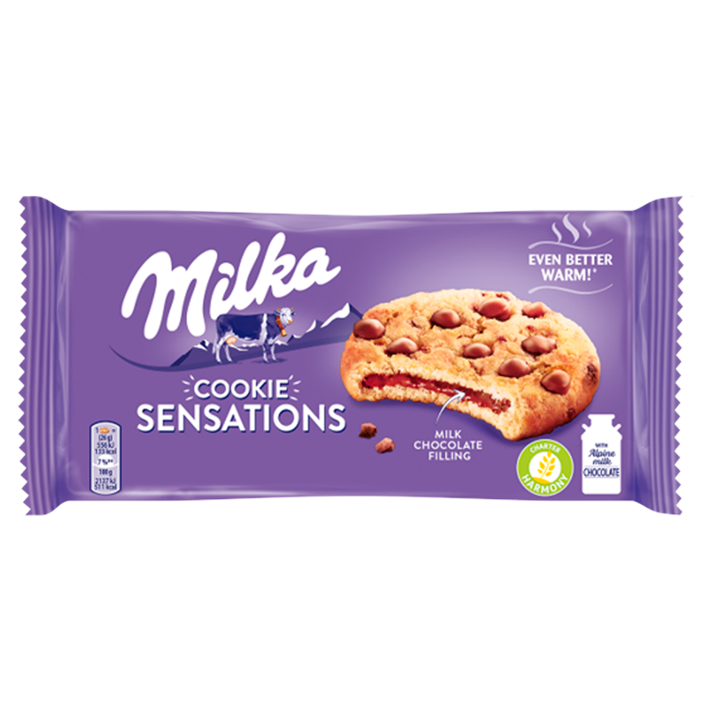 Milka Sensations Alpenmilch Chocolate Chip Biscotti 156 G