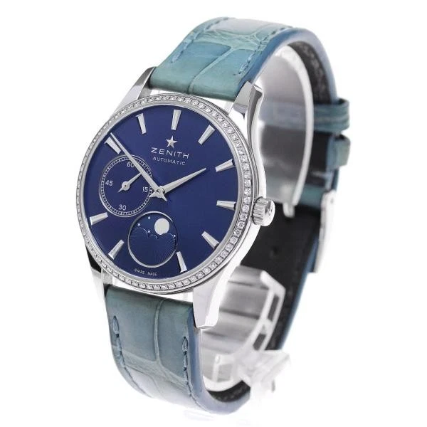 Zenith — Zenith Elite Ultra Thin 16.2310.692 33mm SS Navy Dial Automatic Watch #C6530