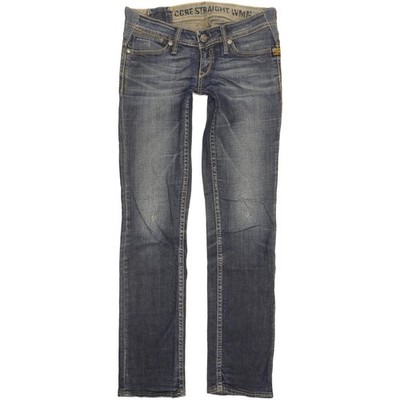 G-Star Core  Damen Blau Straight Slim  Jeans W28 L33 (108842)