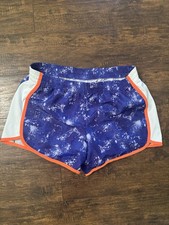 Danskin Now Shorts Running Athletic Medium 8/10 Paint Splatter Design