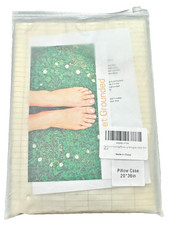 Grounding Pillowcase King 10 Silver Fiber Conductive Organic Cotton 20x36in