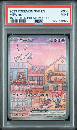 2023 POKEMON SVP EN-SV BLACK STAR PROMO 151 ULTRA-PREM COLL #053 MEW EX PSA 9