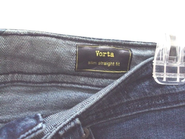 NEW VOLCOM BIG YOUTH VORTA STRAIGHT FIT FALSE BLUE DENIM JEANS PANT 10-12 A275  - Image 2 of 4