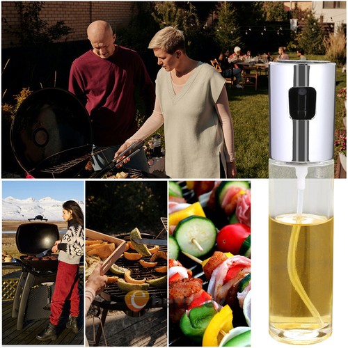 100ml Olive Oil Sprayer Cooking Mister Spray Pump Fine Bottle Kitchen US - Picture 7 of 13