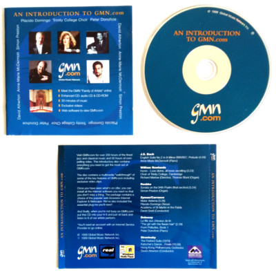 CD An Introduction To Gmn Com Global Music Network Compilation Europe 1999 (L20)
