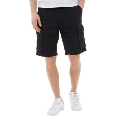 Cotton Cargo Shorts Navy Blue 