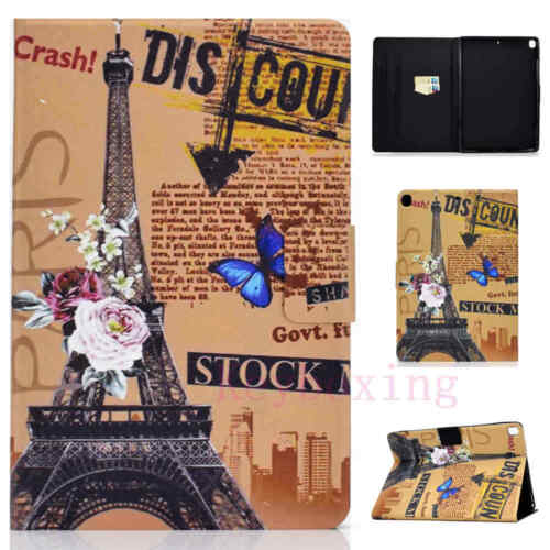 Animals Painted Flip Leather Case Cover For iPad 7th 6th 5th Generation Mini Air - Picture 40 of 53