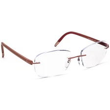 Silhouette Eyeglasses 5379 40 6055 Titan Rose Shimmer Rimless Austria 53-17 135