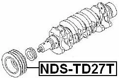 Harmonic Balancer 曲轴 适用于日产 WD21 PATHFINDER WD21 1986-1995 12303-2 — 第 2/3 张图片