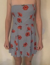 Blue Mini Floral Reformation Dress