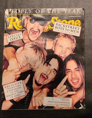 Rolling Stone Magazine - December 2000  Backstreet Boys Britney Spears Blink182