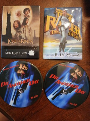 2002 Theater PINS, TOMB RAIDER, LORD OF THE RINGS, DIE ANOTHER DAY