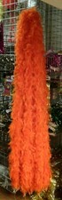 Neon Orange Chicken Feathered Boa - Perfect For Your Next Halloween Costume 