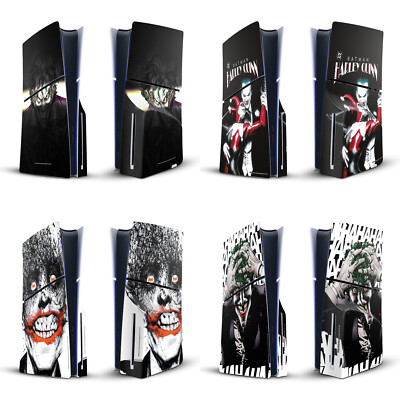 JOKER DC COMICS DARSTELLER KUNST VINYL SKIN DECAL FOR SONY PS5 SLIM DISC CONSOLE