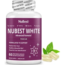 NuBest White - Skin Brightening, Anti-Aging, Natural Beautiful Skin & Detox