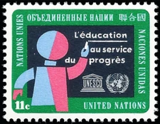 UN New York #Mi147 MNH 1964 Child and Blackboard [136]