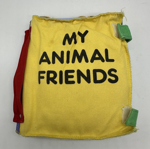 Vintage Lillian Vernon Cloth Book MY ANIMAL FRIENDS