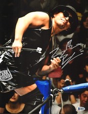 Yujiro Takahashi Signed 11x14 Photo BAS COA0 New Japan Pro Wrestling Bullet Club