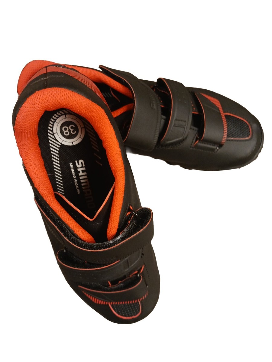 Shimano SH-ME200-S O CYCLING SHOES with SPD Cleats Black/Orange