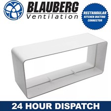 Flat Rectangular Kitchen Ducting Connector 220X90 Ventilation Fan Heat Recovery