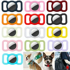Pets Silicone Protective Case for Apple Airtag GPS Finder Dog Cat Collar Loop⇓