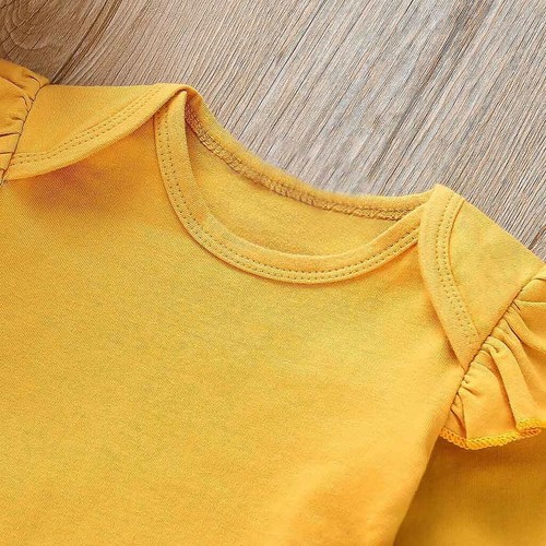 Baby Mädchen Strampler Tops Overall Blumen Hose Stirnband Kleidung Outfits Set - Bild 10 von 14