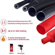 10-30ft Heat Shrink Tubing Ratio Marine Grade Wire Insulation Kit Waterproof 3:1