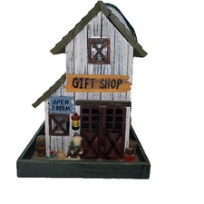 Rustic Hanging Gift Shop Theme Bird Feeder 10  Tall. New Without Tag.
