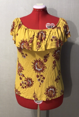 old navy yellow blouse